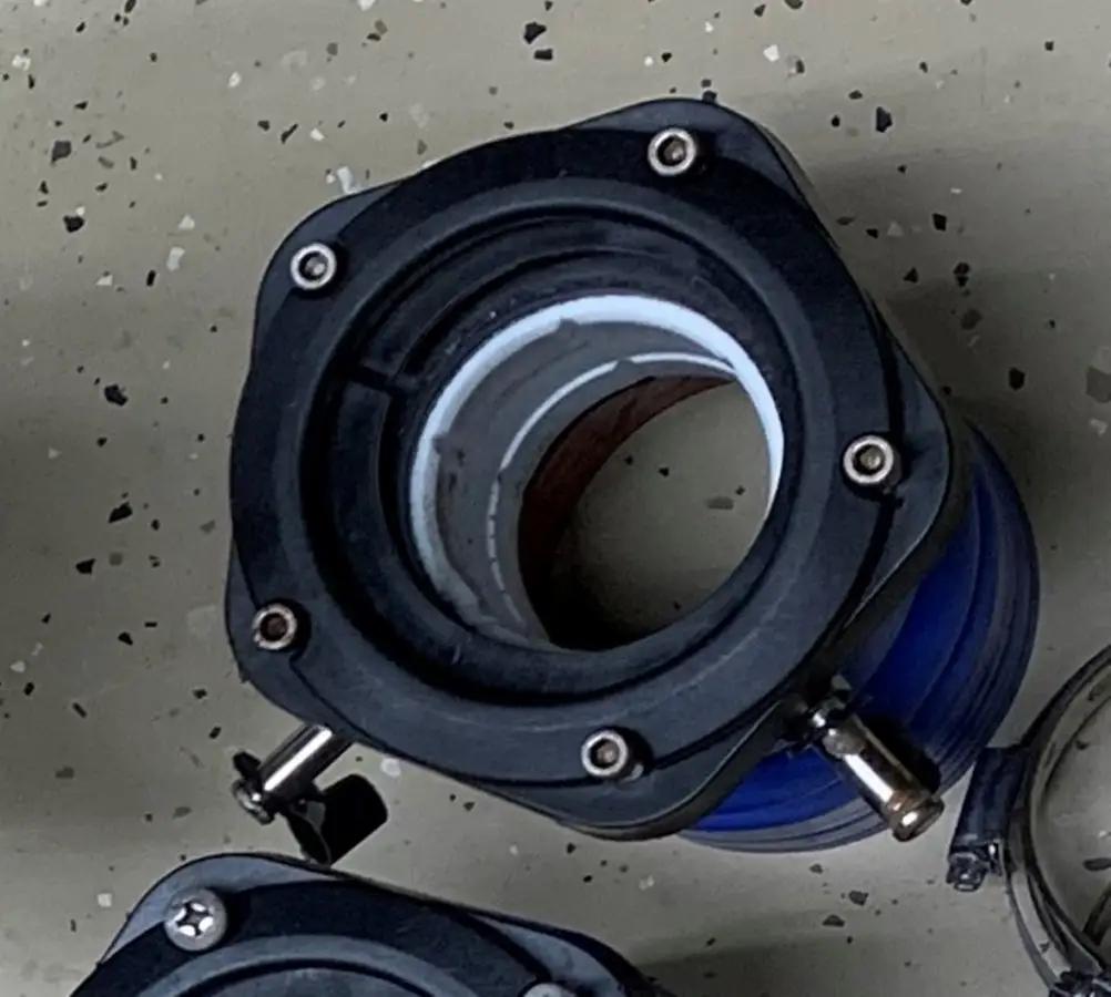 Photo of the worn compressor bearing attached to the message